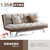 全球龙 0ii沙发床可折叠2米布艺多功能小户型懒人沙发单双人沙发床(定制定金付尾款发货)第4张高清大图
