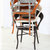 【京好】藤椅子茶几桌子现代简约环保 阳台休闲办公户外家具B79(白色款式 一桌一椅送坐垫)第2张高清大图