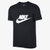 Nike耐克2016夏男款运动休闲圆领透气字母短袖T恤NIKE黑色短袖(黑色 L)第5张高清大图