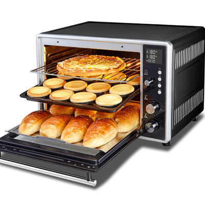 海氏(Hauswirt) HO-40E 家用 烘焙蛋糕多功能智能 电烤箱 40升大容量 黑色