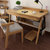物槿 北欧实木书桌 XL-01(胡桃色单桌+牛角椅 140cm)第4张高清大图
