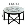 冬巢 餐桌椅组合圆桌一桌六椅大理石纹实木橡胶木家具家用餐厅简约现代(一桌六椅 默认版本)
