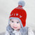 牛奶朋友 冬季宝宝护耳毛线帽纯色儿童防寒套头帽婴儿毛线帽(黄色（单帽）)第5张高清大图