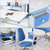 sihoo/西昊 A30儿童健康学习桌椅 可升降书桌配矫姿儿童椅(蓝色)第5张高清大图