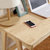 夏树 北欧实木电脑桌SZ001M(国内版1米木蜡油原木色 单桌+北欧椅)第4张高清大图
