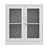 俊采云JCY-Y20办公文件柜铁皮储物柜带锁财务资料柜钢制柜子对开玻璃矮柜（单位：个）(灰白色)第3张高清大图