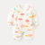 新生婴儿儿衣服秋冬纯棉和尚服0-3个月初生婴儿保暖衣宝宝连体衣(59cm 云朵)第3张高清大图