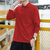 花花公子男士棉质秋季长袖POLO衫700(红色 4XL)第3张高清大图