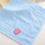 洁丽雅（3条装）全棉毛巾面巾促销吸水一等品方巾套装(3条装)蓝+红+绿6246第5张高清大图