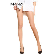 MANZI曼姿 20D超薄性感比基尼裆连裤袜 透明丝袜 百搭时尚女袜 美腿显瘦 防勾丝通勤女袜子 822128(肤色 均码)