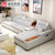 曲尚(Qushang) 沙发 布艺沙发小户型沙发组合现代简约客厅整装沙发时尚皮布沙发8808(标准款 六件套)第5张高清大图