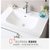 法恩莎卫浴（FAENZA）浴室柜组合套装 白色现代时尚简约洗漱台洗脸面盆卫浴柜浴室镜FDG3689F(FDG3689H)第2张高清大图