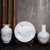 景德镇陶瓷器三件套小花瓶现代中式客厅电视柜插花工艺品装饰摆件(月亮花)第3张高清大图