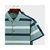 CINESSD夏季新款短袖男式POLO衫时尚商务条纹翻领纯棉男士T恤(3329中灰色 170/M)第4张高清大图