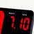 汉时创意大屏幕液晶电子挂钟客厅静音夜光日历时钟装饰钟表 HW101(黑色红灯)第3张高清大图