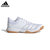Adidas阿迪达斯春季新款羽毛球鞋男休闲运动鞋女轻便透气减震软底跑步鞋D97697(D97697白色 38)第3张高清大图