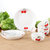4个米饭碗+4根勺子+2个8英寸菜盘子碟子餐具套装油上彩日式青花瓷陶瓷器喝汤碗韩式家用第3张高清大图
