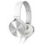 索尼（Sony）MDR-XB450AP头戴式耳机 内置耳机放大器 具备重低音增强功能，高密度振膜，优化低音音域的振膜震动(白色 标配)第2张高清大图