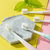 开优米 儿童牙刷婴儿万根毛牙刷 2-12岁宝宝 软毛小乳牙训练刷卡通图案(天蓝色2支 颜色)第5张高清大图