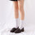 SUNTEK黑色袜子男女士中筒袜春秋款白色纯色冬季长袜女长筒袜情侣潮(均码（收藏优先发货） 黑色2白色3（长袜）5双装)第3张高清大图