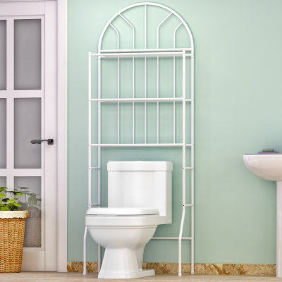 蜗家厕所卫生间马桶架 浴室洗手间层架置物架子落地壁挂收纳架Z713(颜色如图 1)