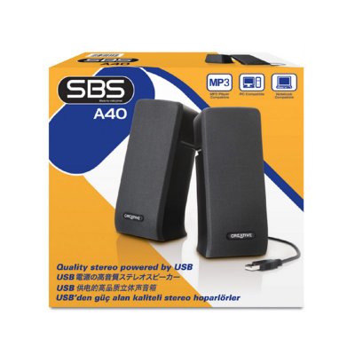 创新（CREATIVE）SBS A40 2.0声道笔记本音箱