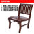 福兴木条椅规格0.44X0.45X0.89米型号FX001第4张高清大图