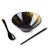 日式拉面碗商用麻辣烫大碗塑料泡面碗汤粉碗仿瓷密胺碗筷套装餐具(瑶华三件套)第5张高清大图