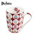 Plazotta 时尚随意马克杯 情侣水杯大陶瓷杯创意办公咖啡杯01294 01295(紫色)第4张高清大图