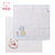 小米米minimoto婴儿纱布方巾宝宝口水巾喂奶巾多用巾30cmx30cm2片装第2张高清大图