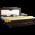 实木床 软靠1.8米大床 简约现代双人床婚床 橡胶木床卧室家具(1.8米床+床头柜*2+乳胶床垫)第5张高清大图