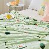 法兰绒毯子盖毯午睡毛巾小被子垫床单人薄款空调珊瑚毛毯(森林乐园)