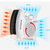 志高(CHIGO) 取暖器节能省电小太阳迷你家用电暖器办公室电暖风机自然风暖风两用ZNB-180(经典小白)第4张高清大图