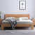 吉木多 北欧白橡木床1.8米1.5现代简约主卧家具纯实木双人床(1.5*2米原木色 单床)第5张高清大图