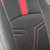 本田十代思域座套全包16全新思域座椅套10代专用坐套四季汽车座套(黑红运动色)第5张高清大图