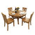 忆斧至家 中式 餐桌 实木圆形餐桌椅组合小户型饭桌餐厅家具(1.3m单桌)第5张高清大图