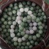 翡翠珠子（绿色 白色）(绿色)