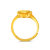 阿玛莎爱心戒指s925银镀金戒指女款(金色)第3张高清大图