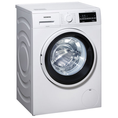 西门子(siemens) WS12K2601W 6.2公斤 超薄滚筒洗衣机(白色) 3D正负洗 BLDC无刷电机