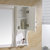 萨利曼Salizmy 80cm欧式落地浴室柜组合白色浴室梳妆柜SLZY-0412第4张高清大图