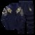 冲锋道 男士秋季新款开衫立领卫衣套装韩版潮流 春秋休闲跑步运动服两件套QCC-112-1-D6014(黑色 L)第2张高清大图