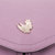 NUCELLE 纽芝兰 新款甜美双肩包时尚休闲旅行包女士韩版牛皮简约学院风背包(粉紫色)第5张高清大图