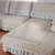 Bolly宝莱国际 舒适柔软全棉提丝印花绗缝沙发垫(美丽相约-绿 90*180cm)第2张高清大图