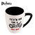Plazotta 时尚随意马克杯 情侣水杯大陶瓷杯创意办公咖啡杯01298 01299(摩托车)第2张高清大图