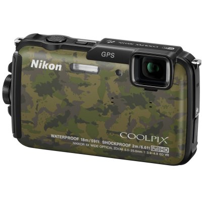 尼康（Nikon）COOLPIX AW110S数码相机 迷彩色