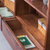 恒兴达 北欧实木书柜现代简约书房展示柜书架家用白橡木储物格子柜置物柜(胡桃色 矮书柜)第4张高清大图