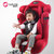 路途乐儿童安全座椅车载宝宝婴儿童座椅汽车安全座椅9个月-12岁路路熊C(贵族红 坚韧如刚智能温度检测)第3张高清大图