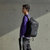 卡拉羊双肩包初中生高中生书包中学生男女大容量休闲运动旅行包(黑色幻影)第2张高清大图