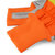 MASCOMMA牛皮革配荧光布警示劳防防护手套CA599/ORG(L)第5张高清大图