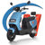 雅迪 两轮电动摩托车 莱达60V20Ah铅酸电池 两轮电动助力代步轻摩车 （KN）第5张高清大图